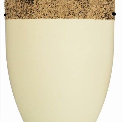 Bio-Urne "Reliefband", elfenbein