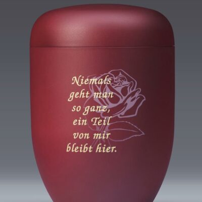 Bio-Urne Mod. 25340-T4  "Rosenblüte"
